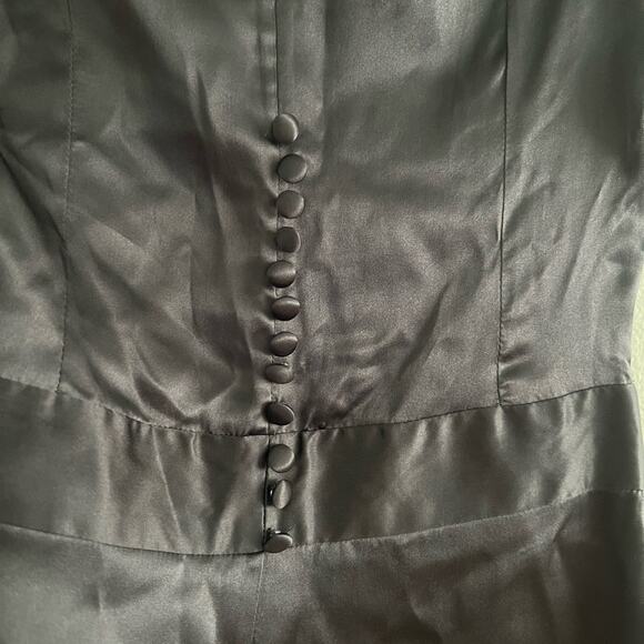 By Malene Birger Black Silk Cowl Neck Dress - Picture 5 of 9